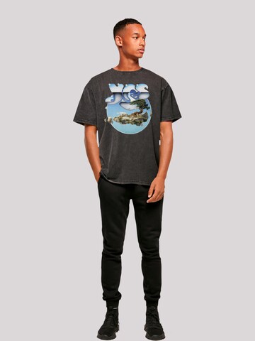 F4NT4STIC Shirt 'Yes Chrome Island' in Black