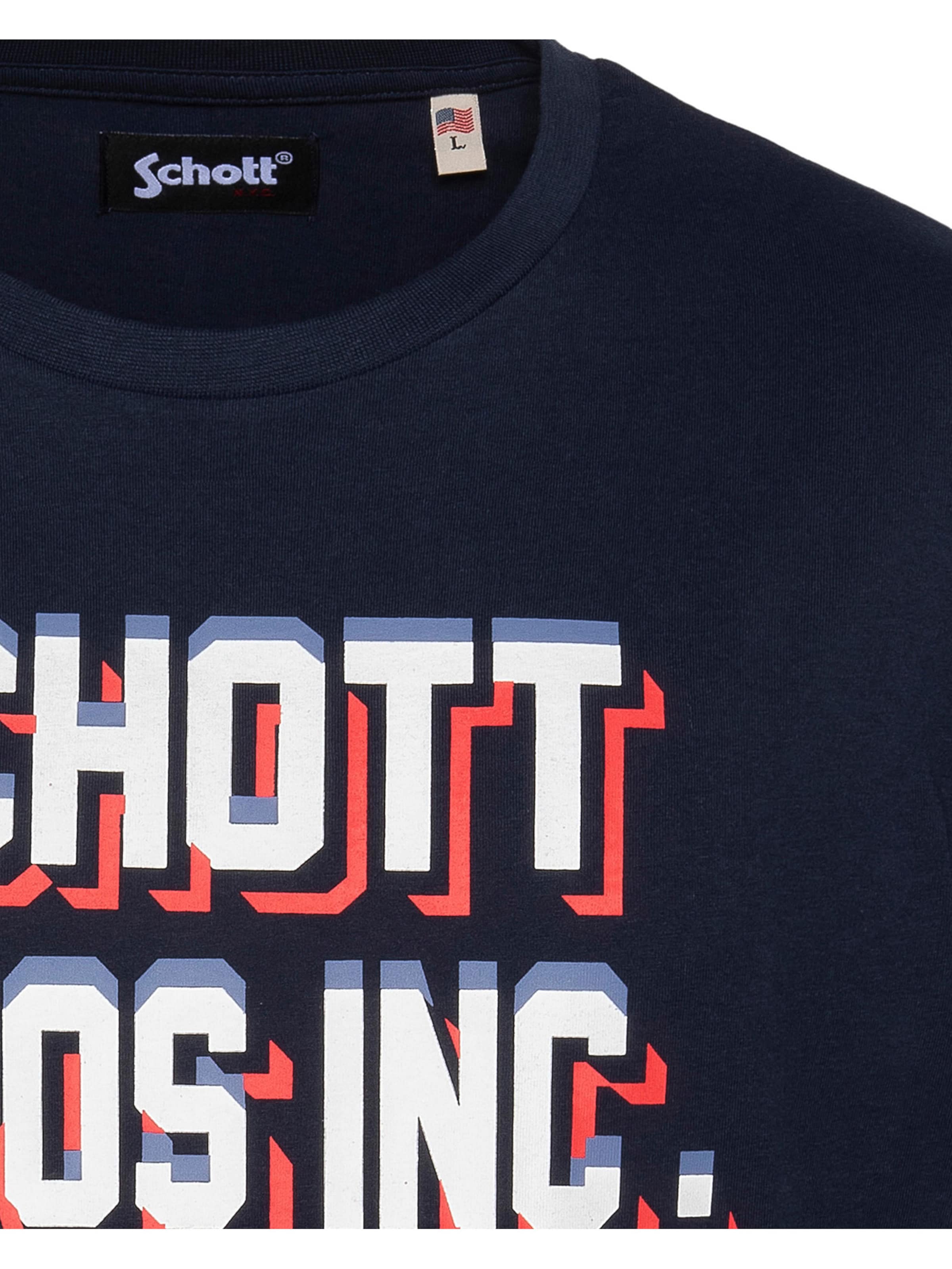 Schott NYC Shirt‌‌‌‌‌‌‌ in Blau