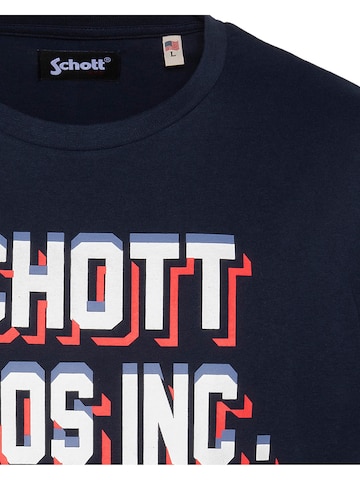 Schott NYC Shirt in Blue