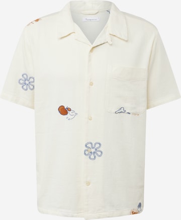 KnowledgeCotton Apparel Regular Fit Skjorte i beige: forside