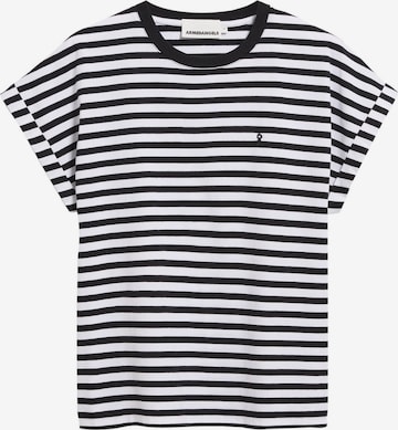 ARMEDANGELS T-Shirt IDAARA STRIPE in Schwarz: Vorderseite