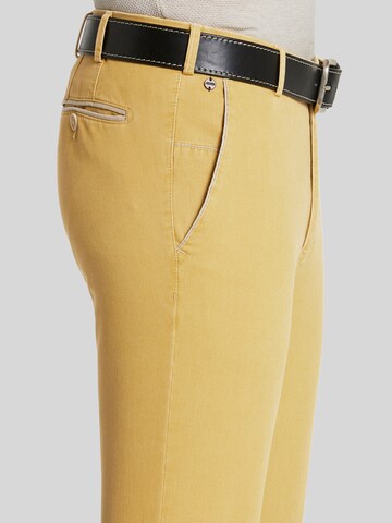 Regular Pantalon chino 'New York' MEYER en jaune