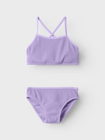 NAME IT Bralette Bikini 'Zriba' in Purple