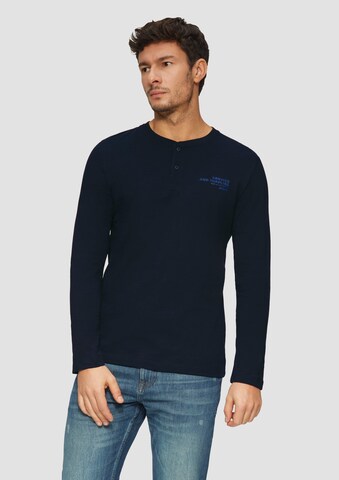 s.Oliver Shirt in Blauw: voorkant