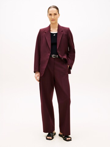 Loosefit Pantalon à plis TOMMY HILFIGER en rouge