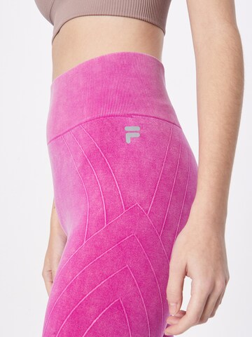 Skinny Pantaloni sportivi 'RADOM' di FILA in rosa