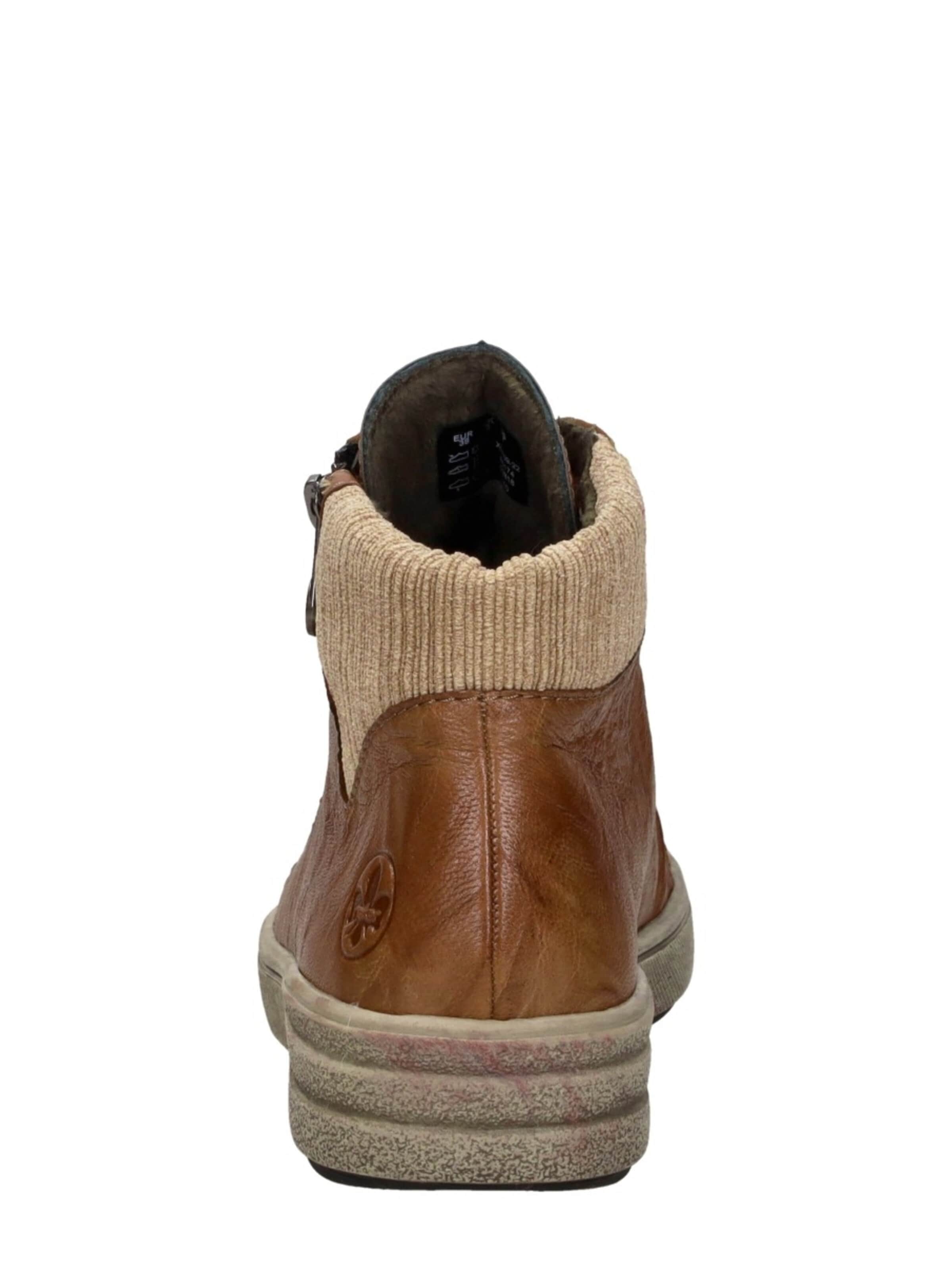 Bottines à lacets 'Veterschoenen Hoog' Rieker en marron