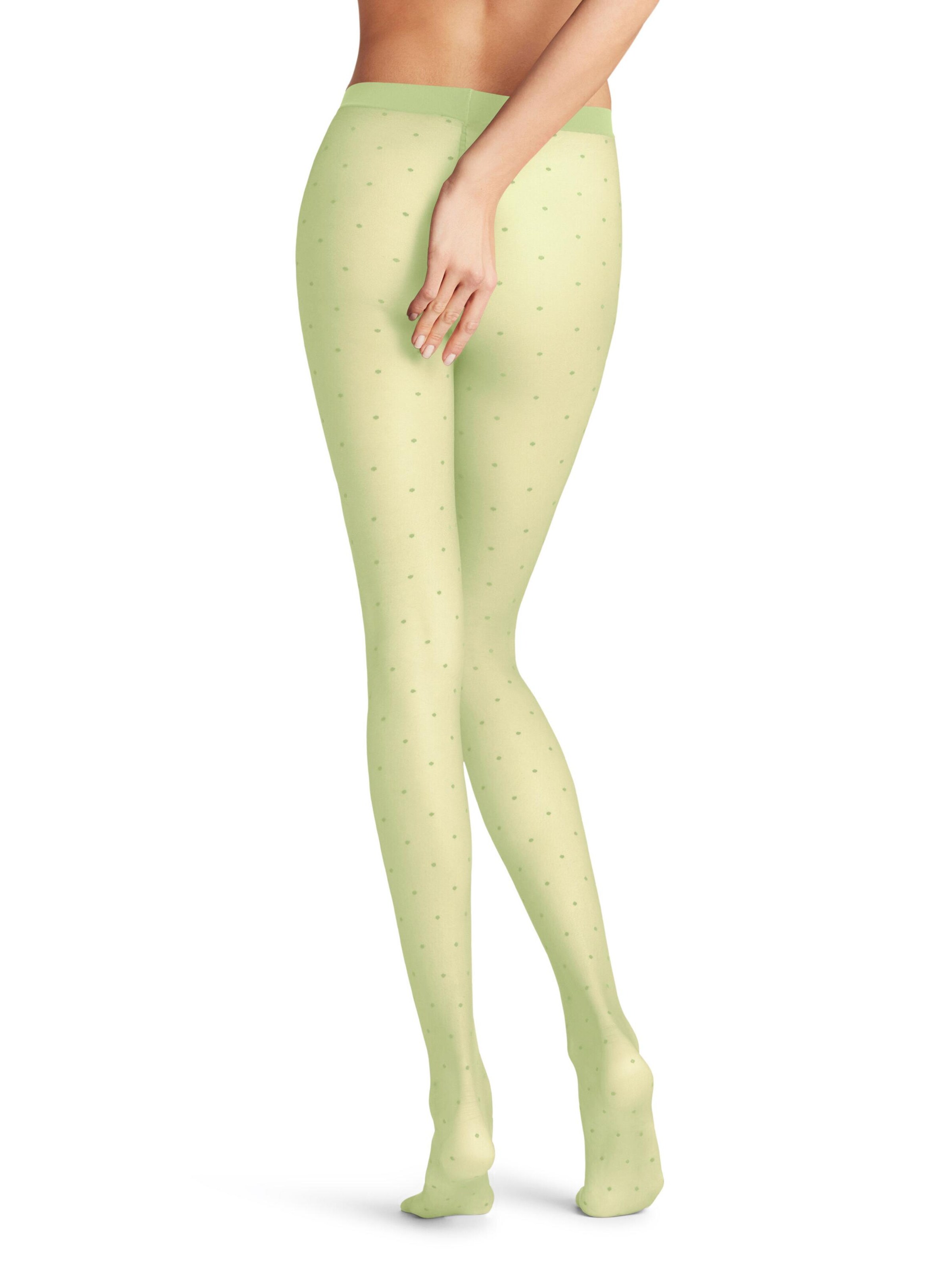 FALKE Tights 'Dot' in Yellow