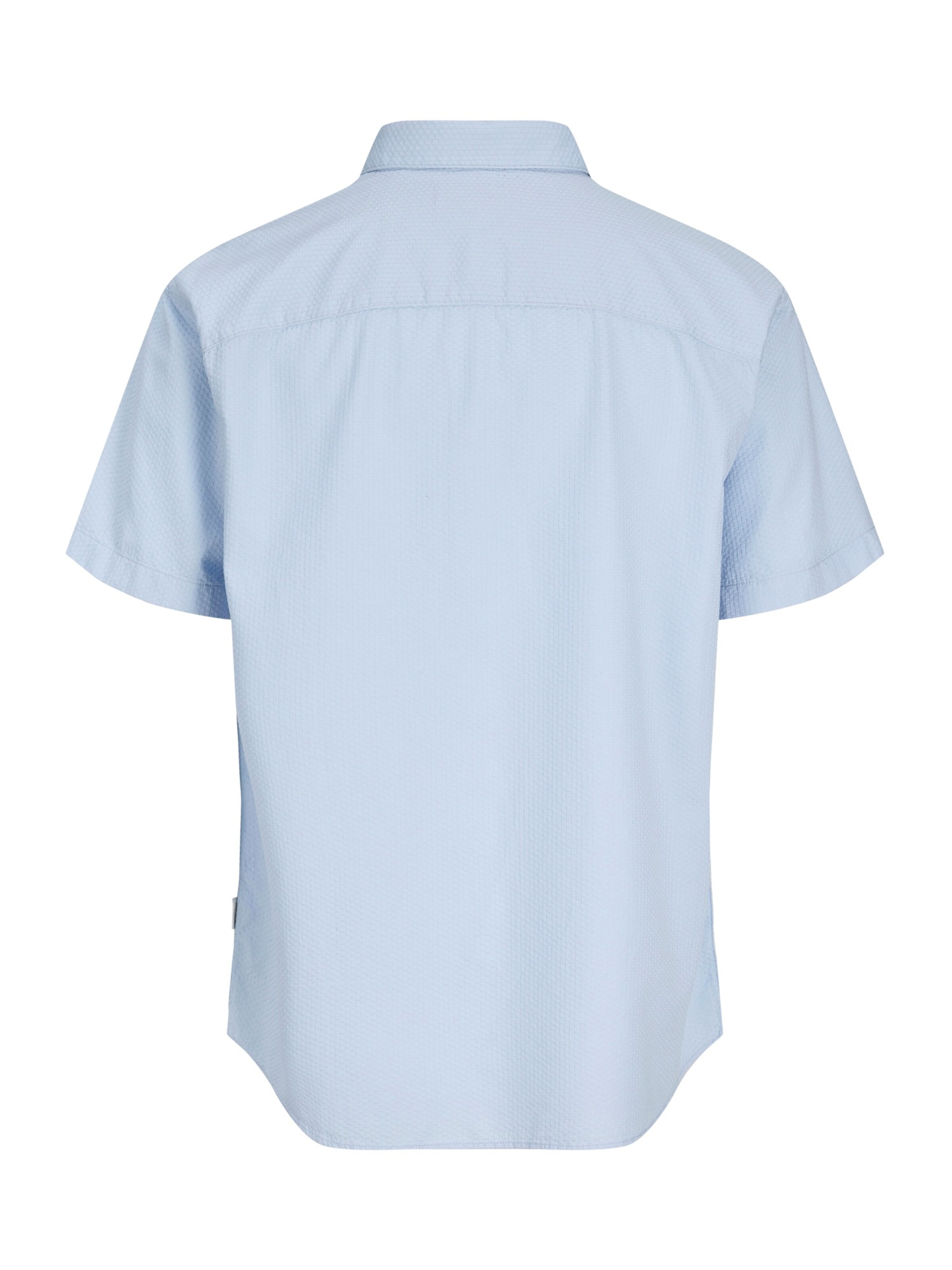 JACK & JONES Regular fit Button Up Shirt 'JORNANTUCKET' in Blue