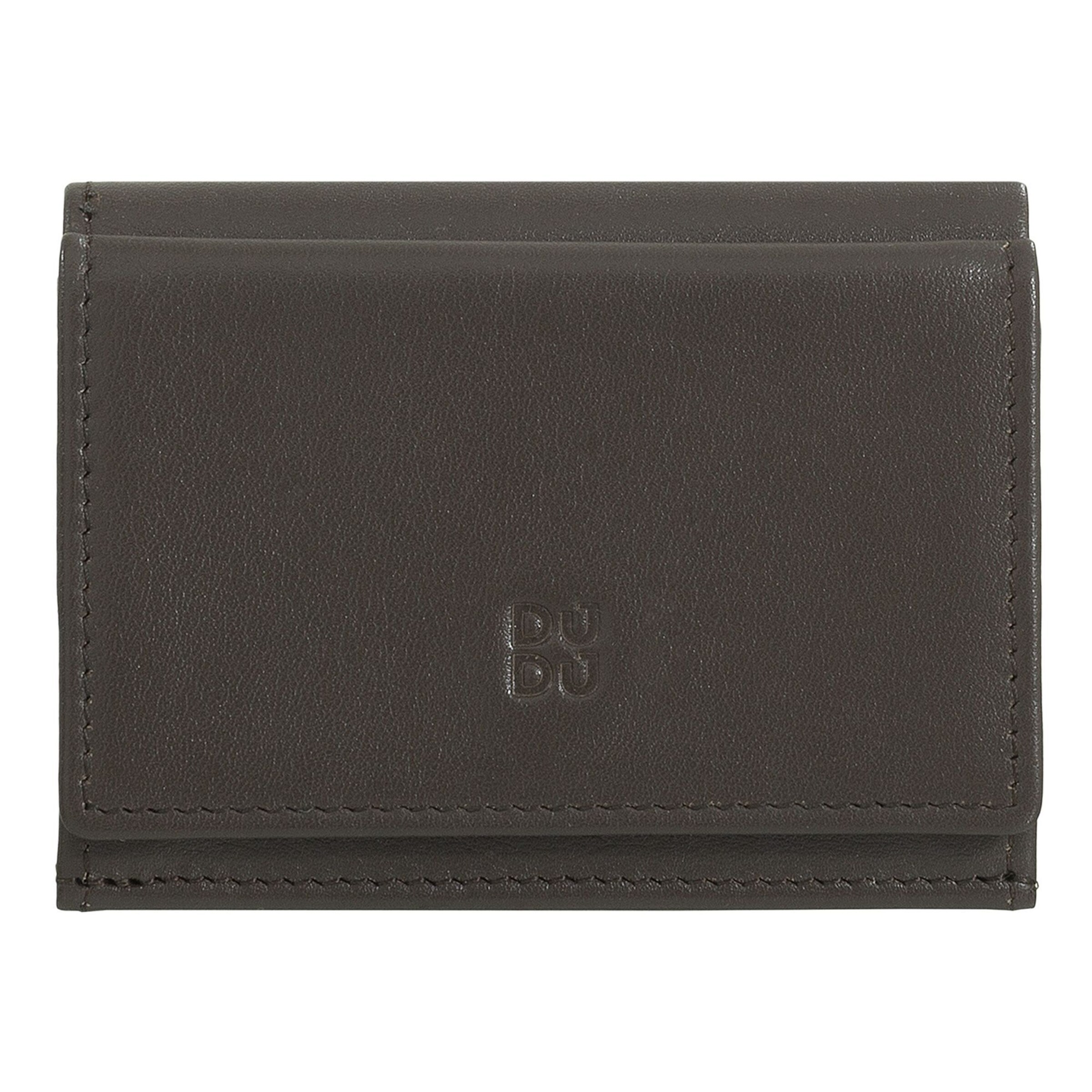 DuDu Wallet in Brown: front