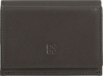DuDu Wallet in Brown: front