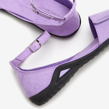 LASCANA Sandals in Purple