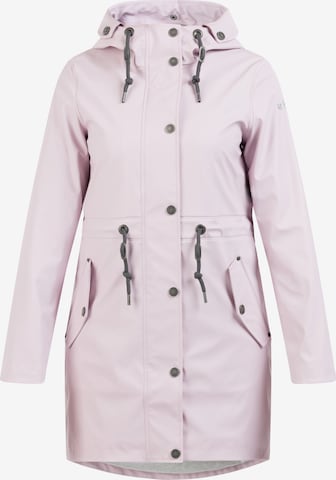 Usha Raincoat in Pink: front
