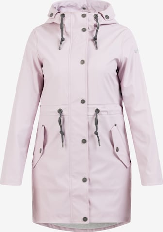 Manteau fonctionnel Usha en rose : devant