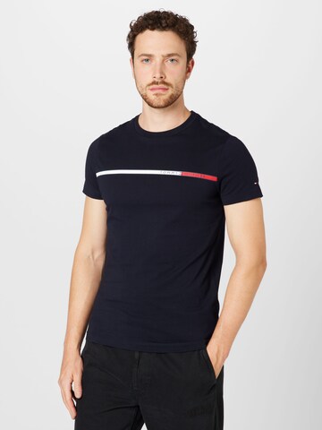 TOMMY HILFIGER T-Shirt in Blau: predná strana