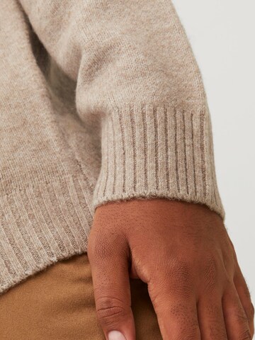 Jack & Jones Plus Pullover 'Ollie' in Beige