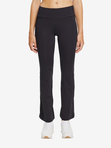 ESPRIT Skinny Sportbroek in Zwart: voorkant