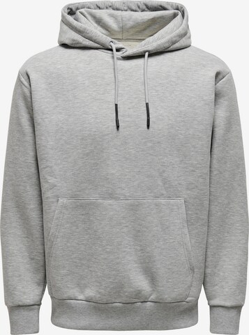 Only & Sons Sweatshirt 'Ceres' in Grijs: voorkant