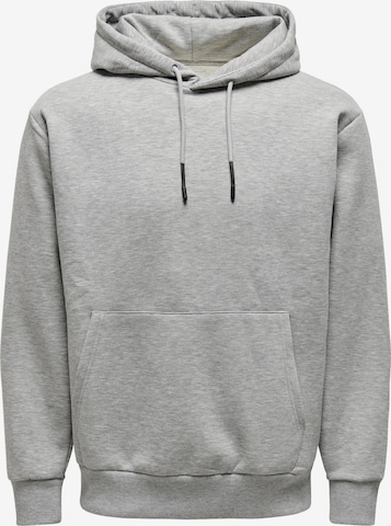 Only & Sons Sweatshirt 'Ceres' in Grey: front