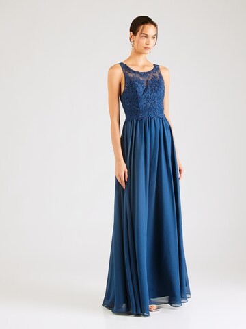 Laona Evening Dress in Blue: front