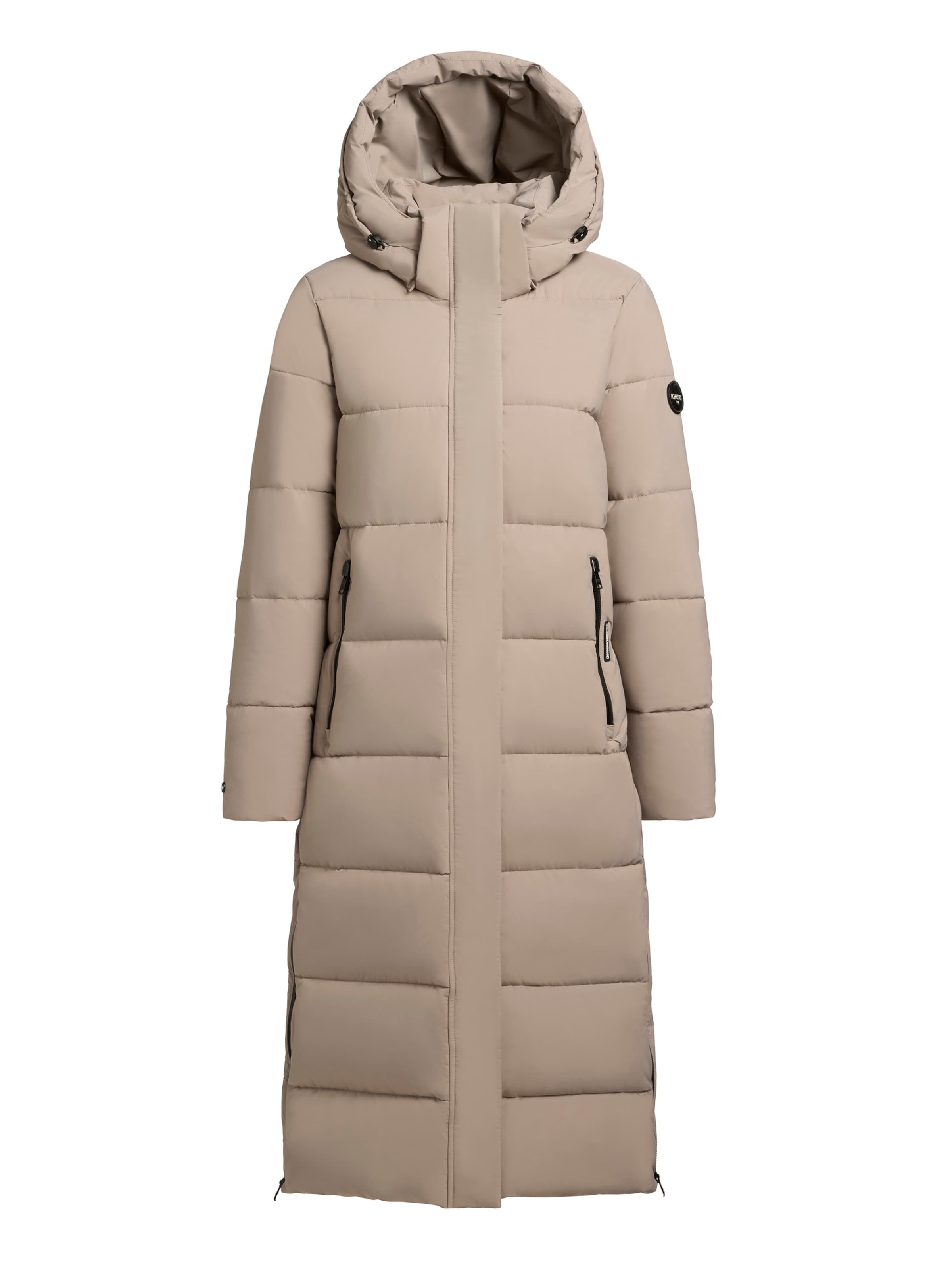 khujo Winter coat ' DOTE MATT ' in Beige: front