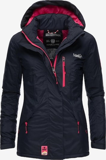 MARIKOO Funktionsjacke 'Rabeaa' in navy / blutrot / weiß, Produktansicht