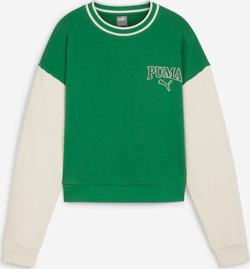 PUMA Sweatshirt 'SQUAD' in Green: front