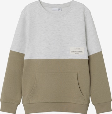 NAME IT Sweatshirt 'TAMINO' i beige: framsida