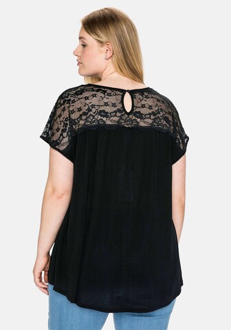 SHEEGO Blouse in Zwart