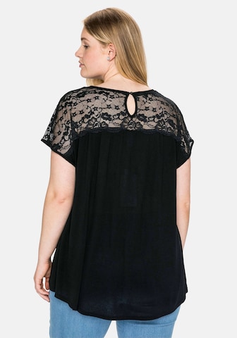 SHEEGO Bluse in Schwarz