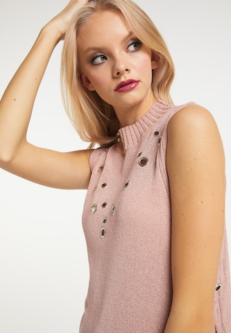 Tops en tricot myMo ROCKS en rose