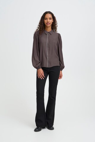 ICHI Bluse 'Ihrhines SH2' i brun