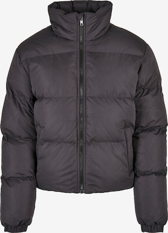 Urban Classics Winterjas in Zwart: voorkant