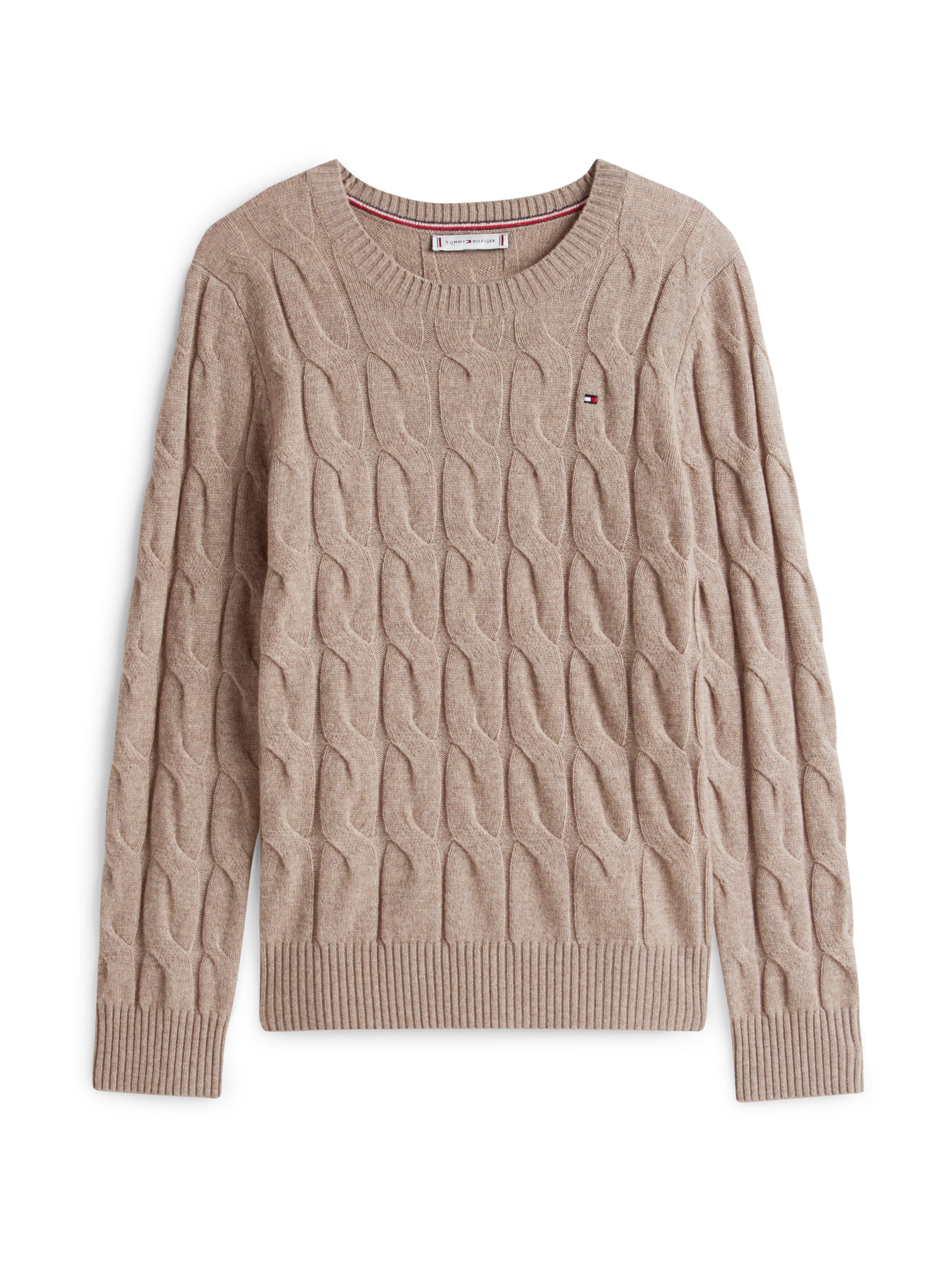 TOMMY HILFIGER Pullover in Beige: Vorderseite