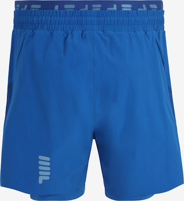 FILA Regularen Športne hlače 'ROUBAIX' | modra barva