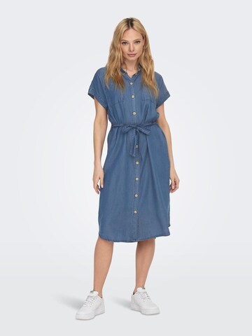 ONLY Košilové šaty 'Pema' – modrá