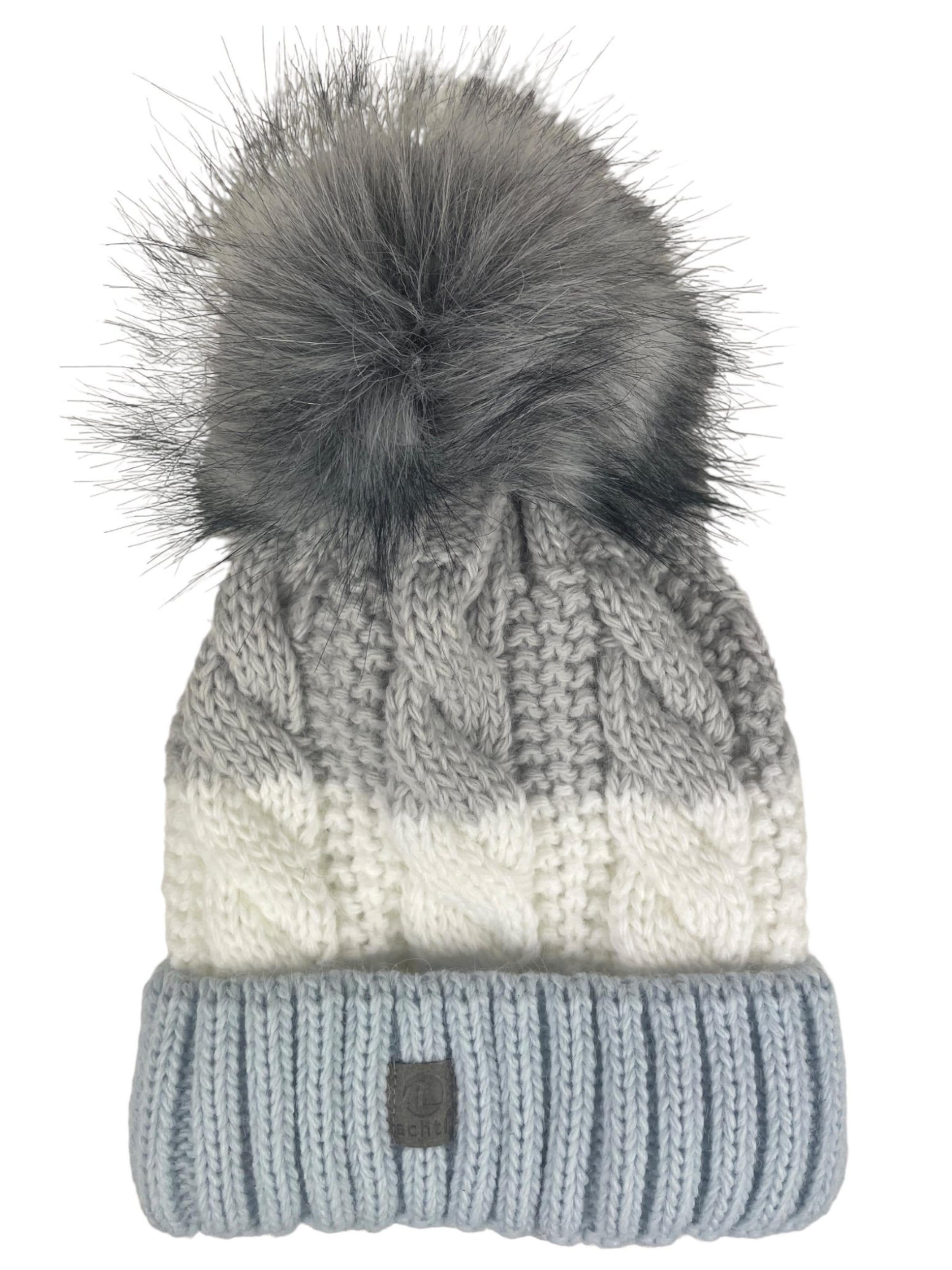 Kumixi Mütze 'Bommelmütze' in Blau: Vorderseite