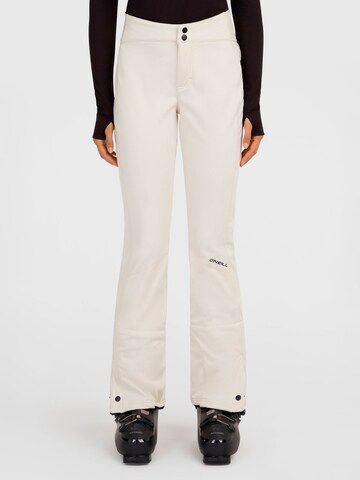 Regular Pantaloni outdoor de la O'NEILL pe alb: față