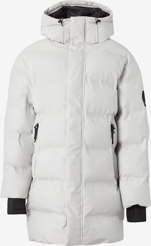 JACK & JONESZimska jakna 'JCOFUSION' - siva boja: prednji dio