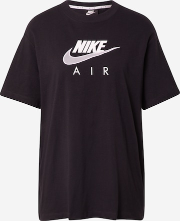 Tricou 'Boyfriend' de la Nike Sportswear pe negru: față