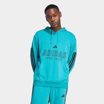 ADIDAS SPORTSWEAR Athletic Sweatshirt 'Tiro' in Blue