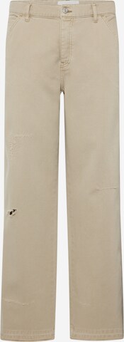 FRAME Loosefit Jeans 'SKATER' in Beige: voorkant