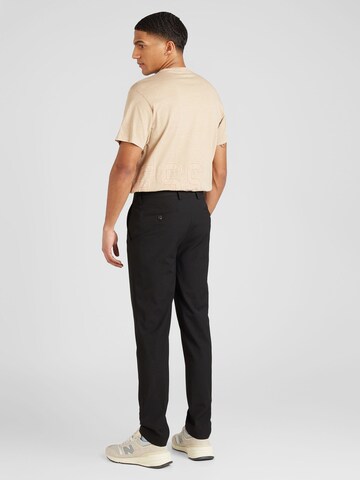 Coupe slim Pantalon à plis 'Essential' BURTON MENSWEAR LONDON en noir