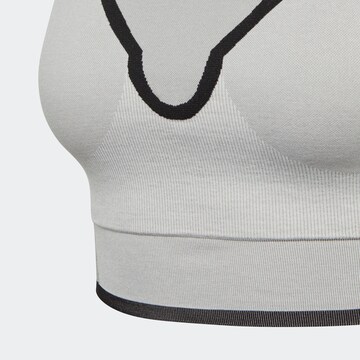 ADIDAS BY STELLA MCCARTNEY Medium Support Sports bra 'Medium Supports' in Grey