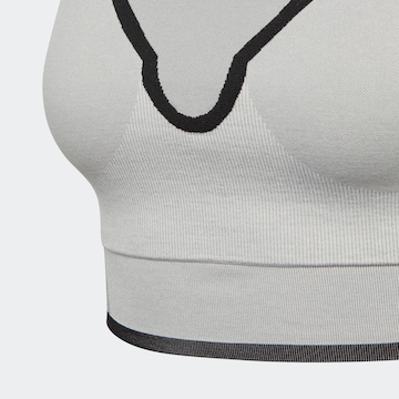 ADIDAS BY STELLA MCCARTNEY Medium Support Sports Bra 'Medium Supports' in Grey