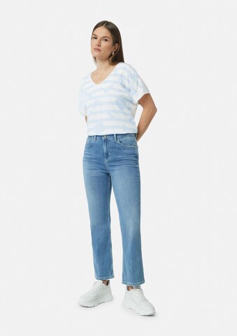 T-shirt comma casual identity en bleu