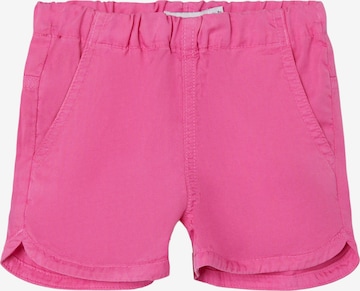 Pantalon 'BELLA' NAME IT en rose : devant