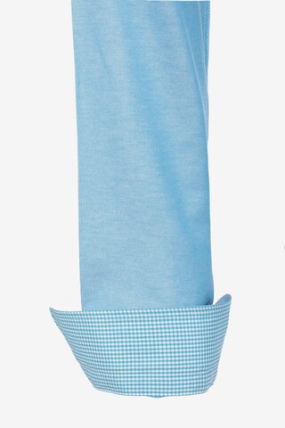 DENIM CULTURE Slim fit Koszula 'BRADLEY' w kolorze niebieski