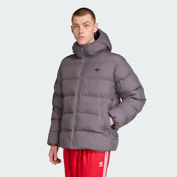 ADIDAS ORIGINALS Přechodná bunda 'Commercial' – šedá: přední strana