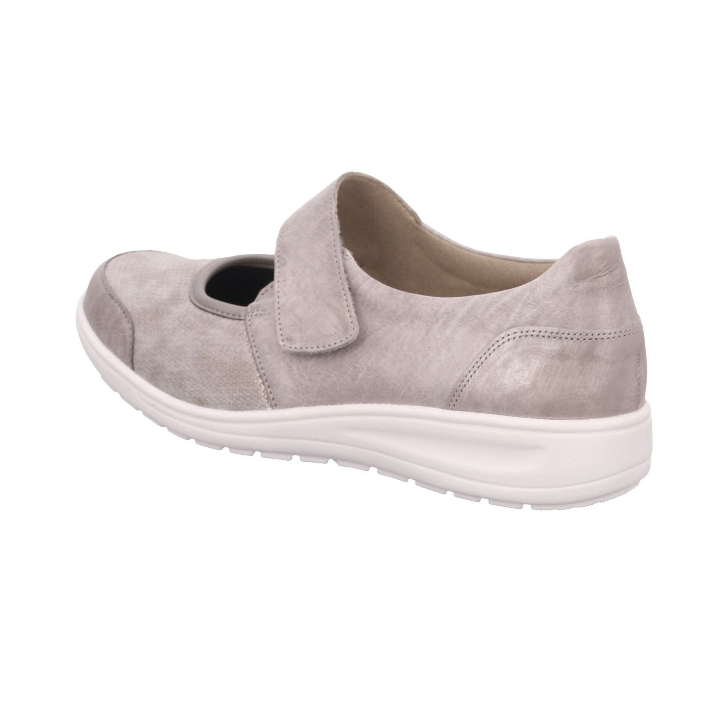 SOLIDUS Strap ballerina in Grey